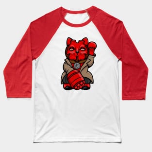 Hellboy lucky cat Baseball T-Shirt